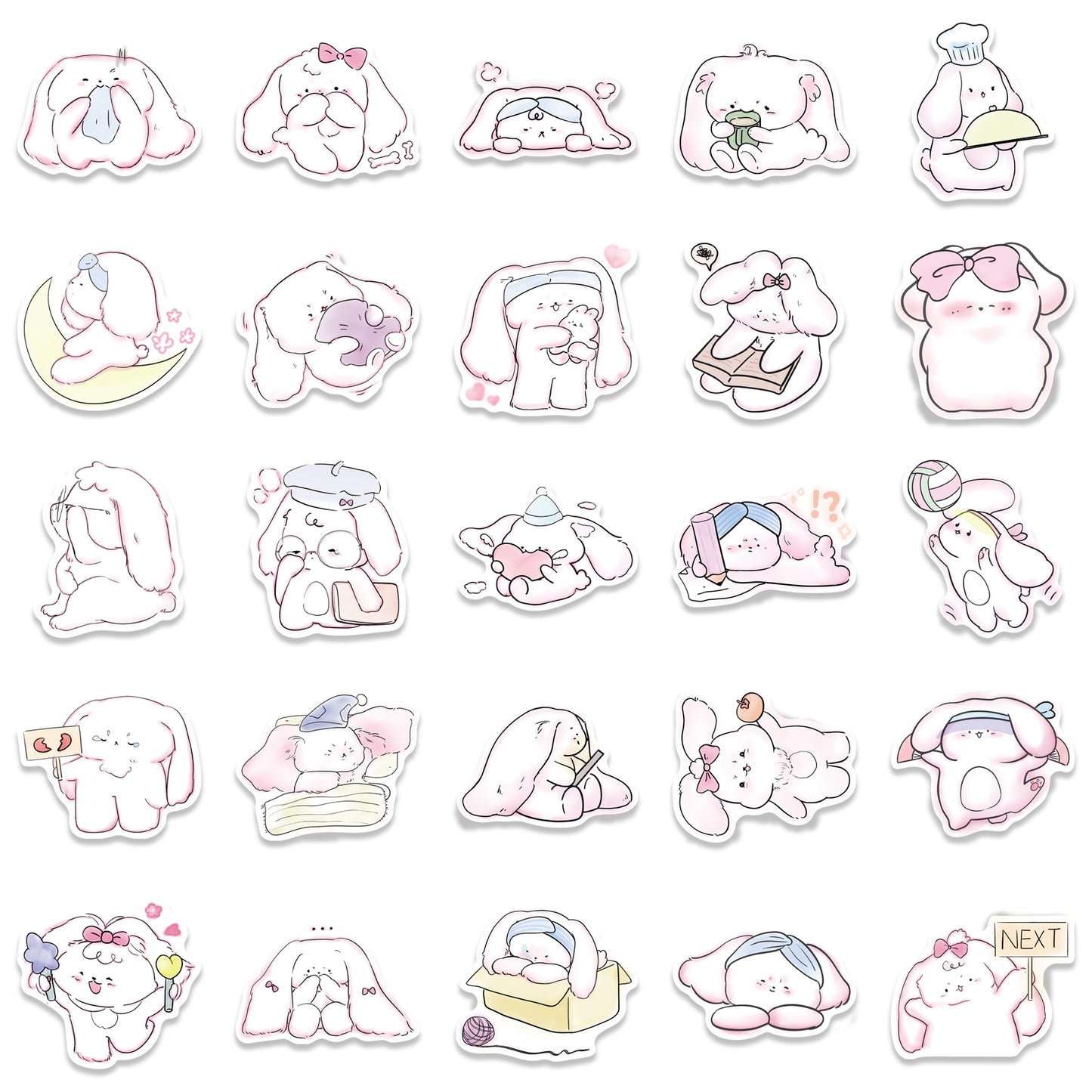 50pcs Cinnamoroll Puppy 3 Stickers