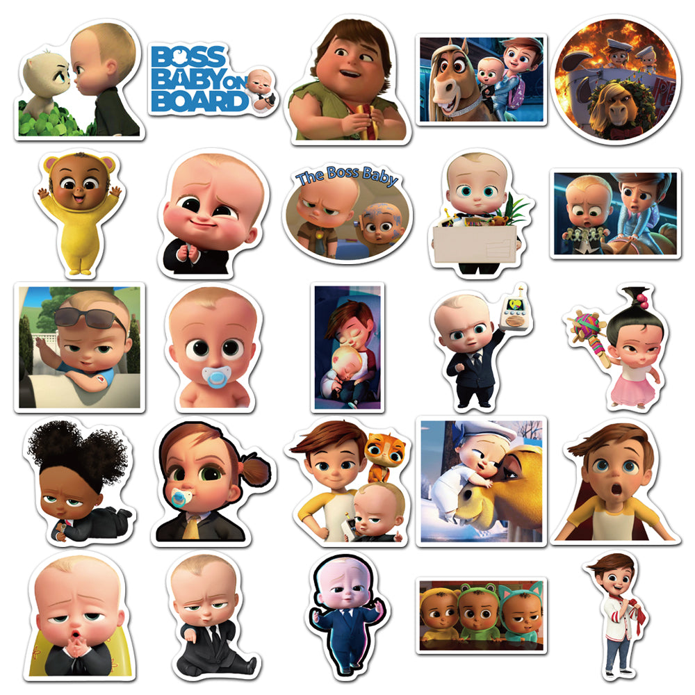 50pcs Boss Baby 2 Stickers