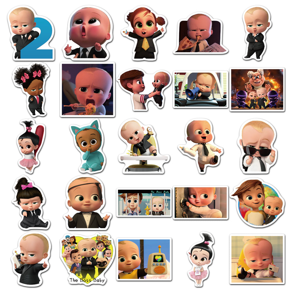 50pcs Boss Baby 2 Stickers