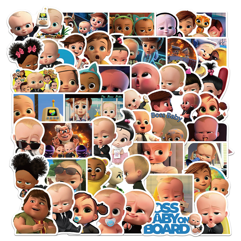 50pcs Boss Baby 2 Stickers