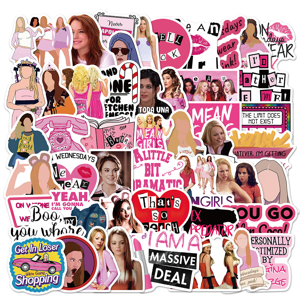 50pcs Mean Girl 1 Stickers