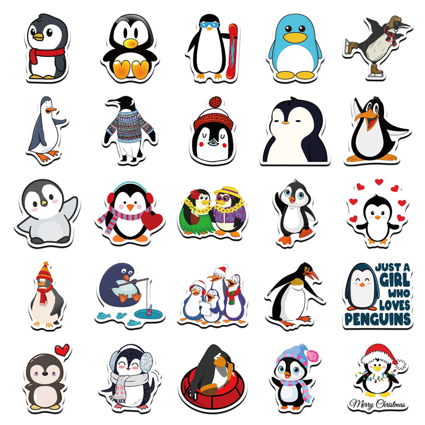 50pcs Penguin 1 Stickers