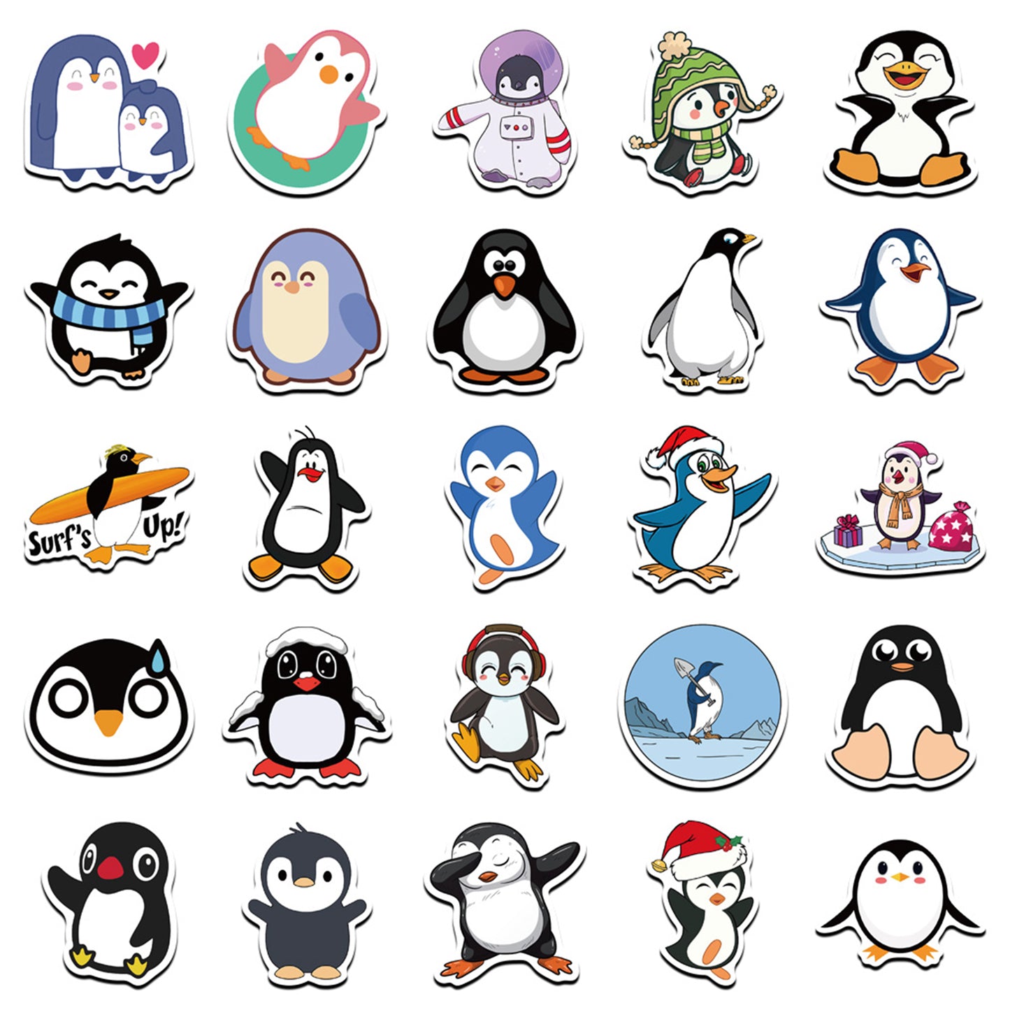 50pcs Penguin 1 Stickers