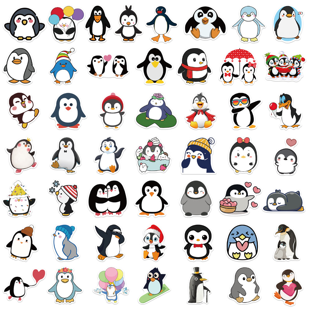 50pcs Penguin 2 Stickers