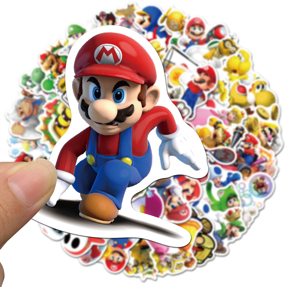 50pcs Super Mario 3 Stickers