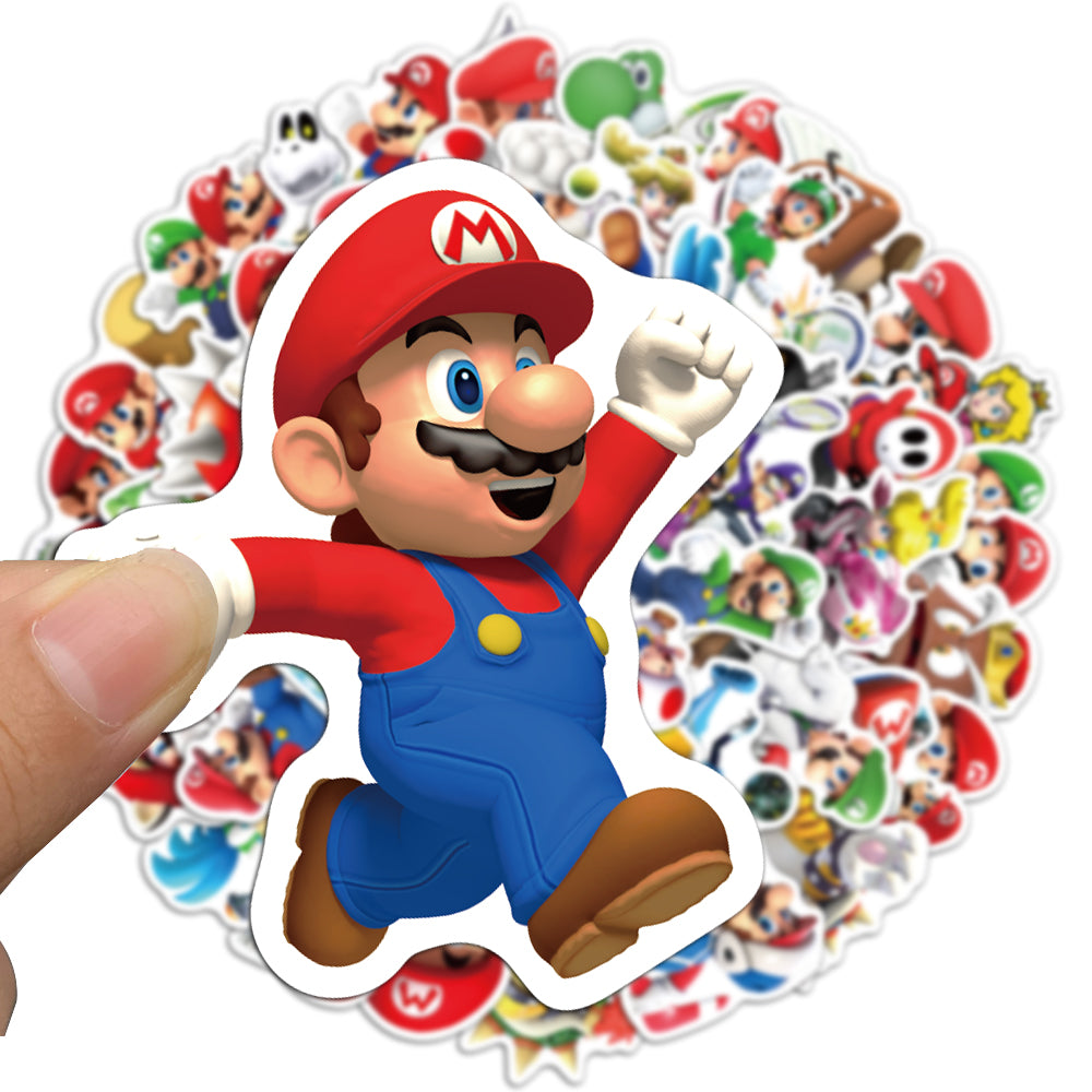 50pcs Super Mario 4 Stickers