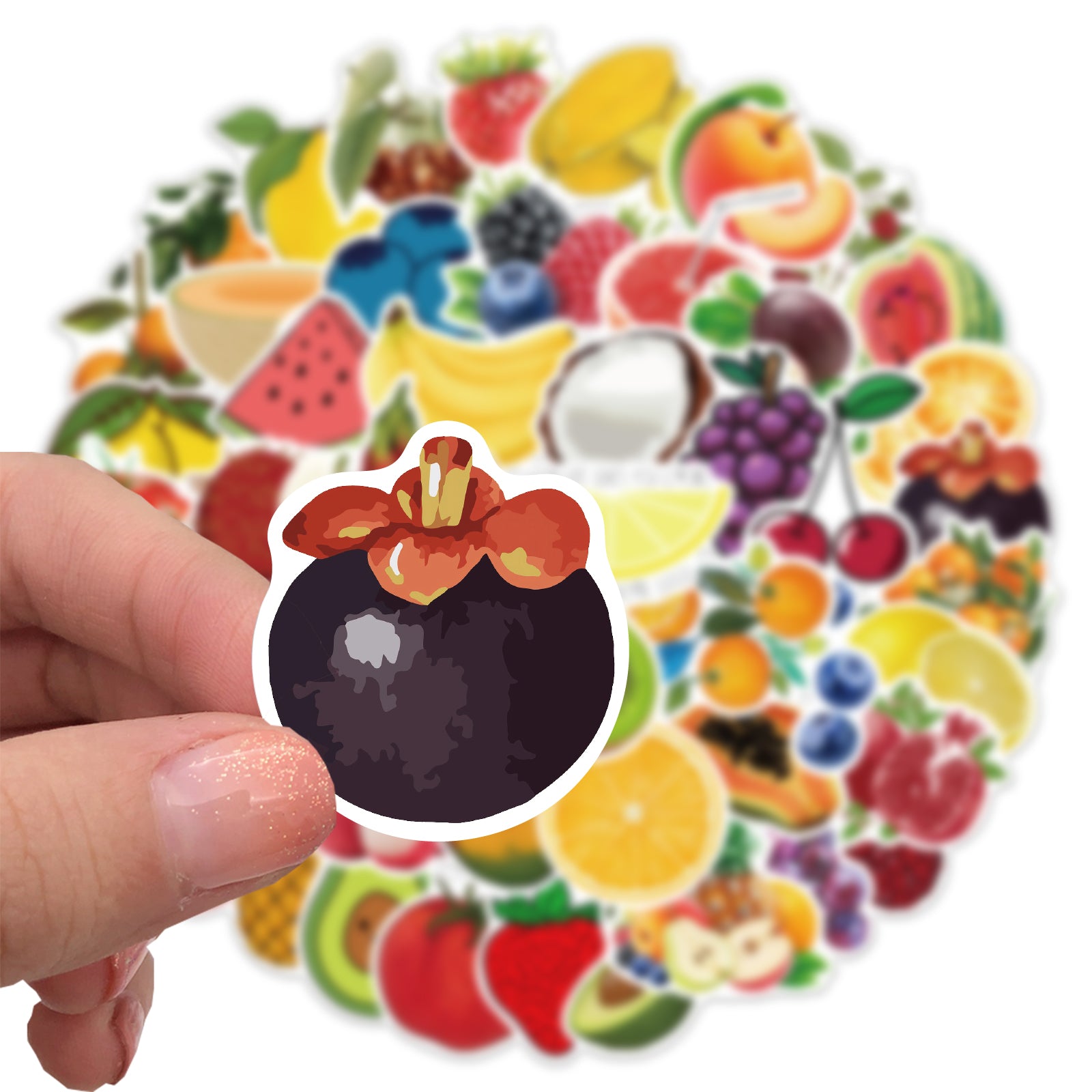 50pcs Fruits Collection 1 Stickers – AU Sticker World