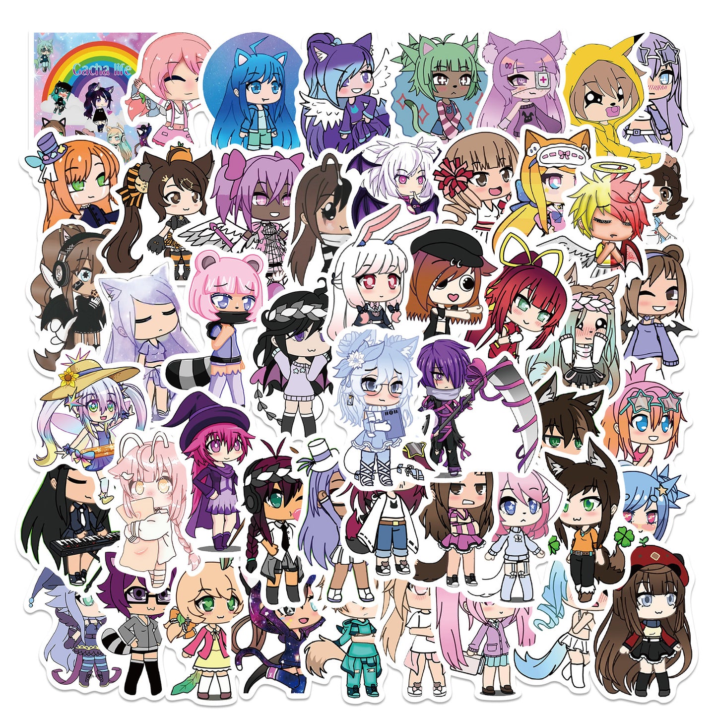 50pcs Gacha Life Stickers