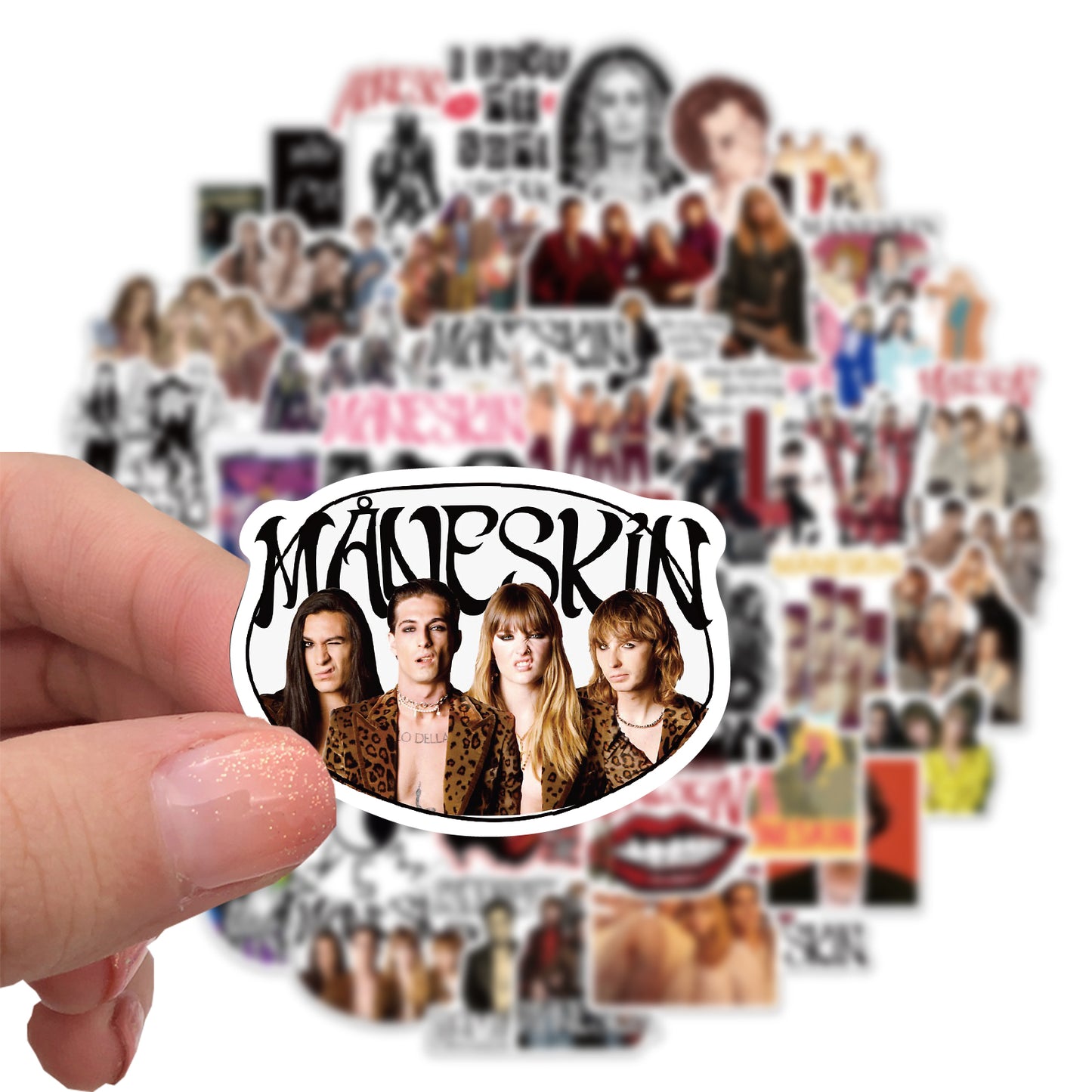 50pcs Maneskin Stickers