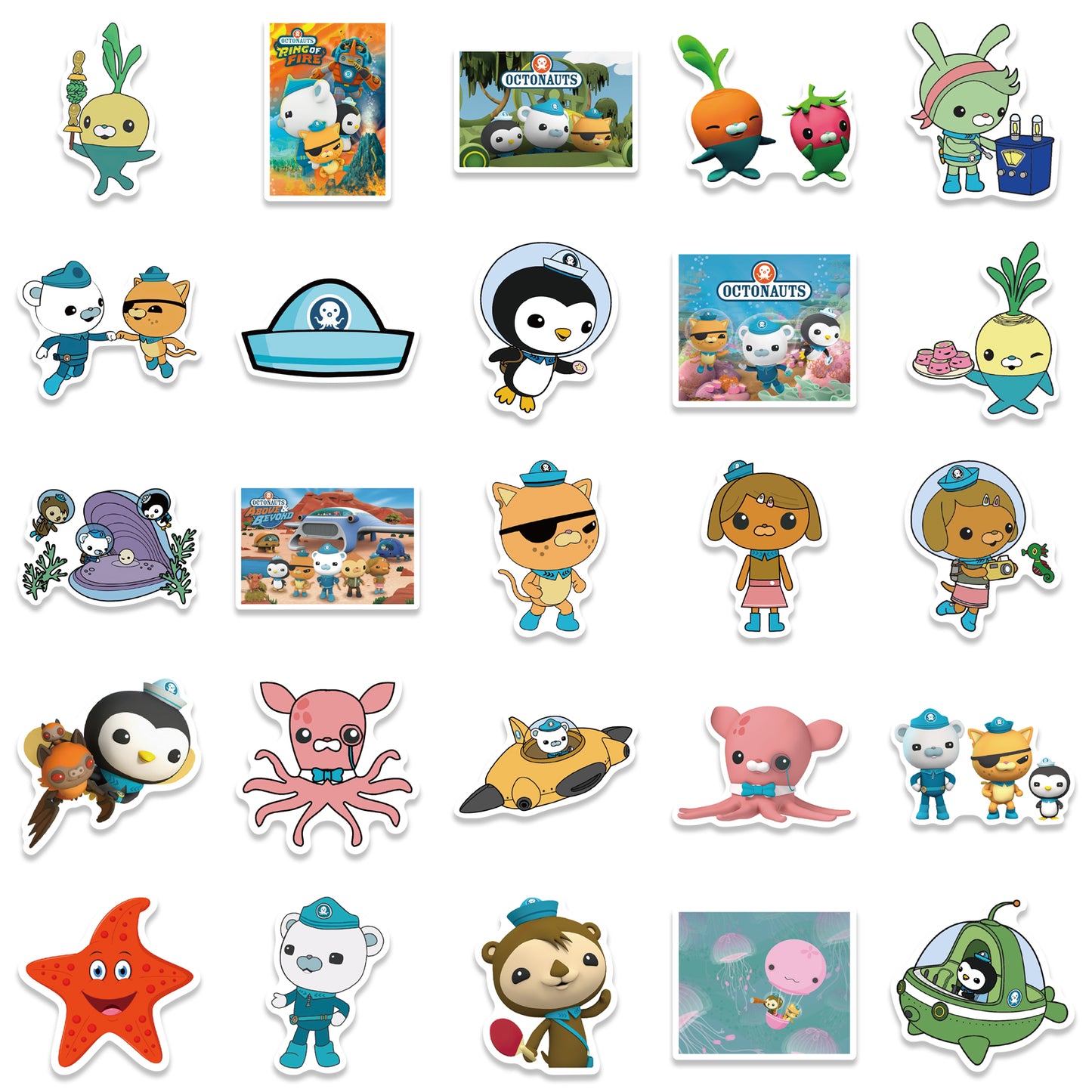 50pcs The Octonauts 1 Stickers