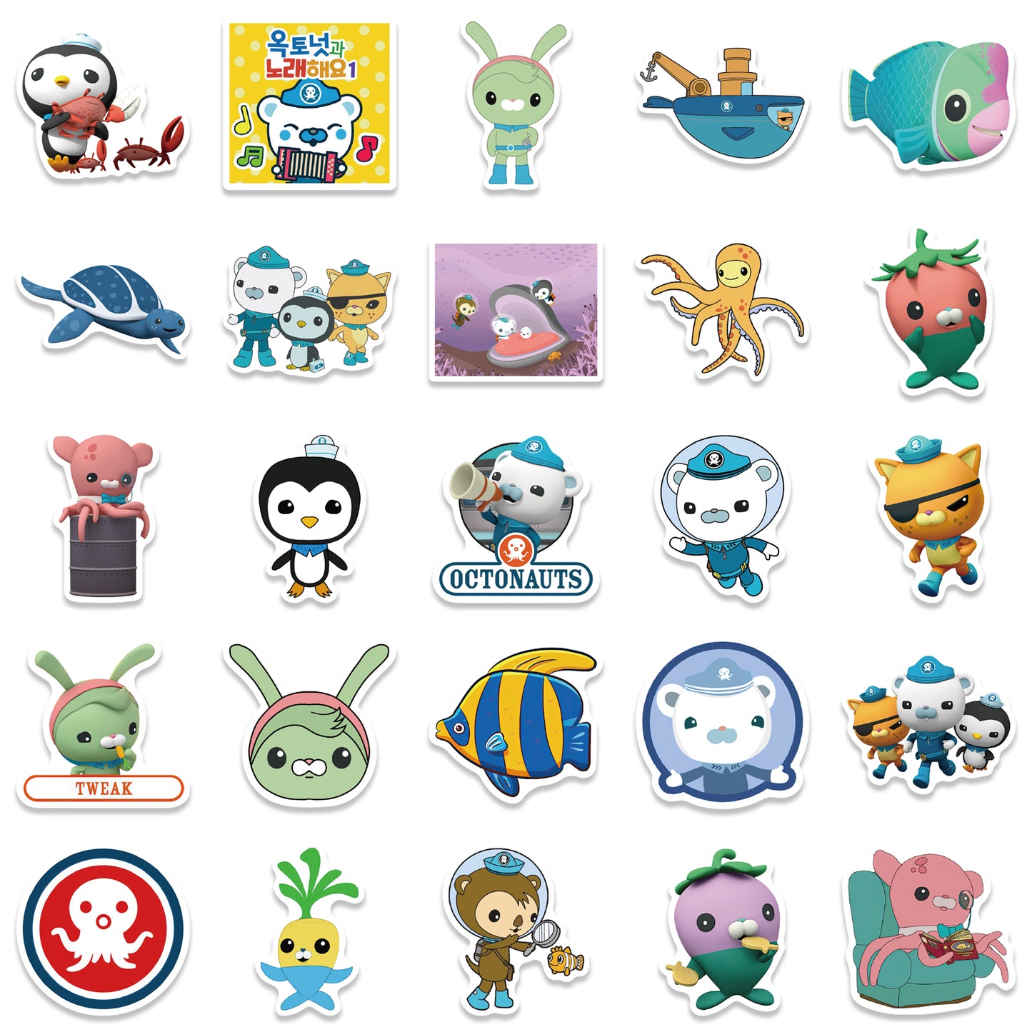 50pcs The Octonauts 1 Stickers