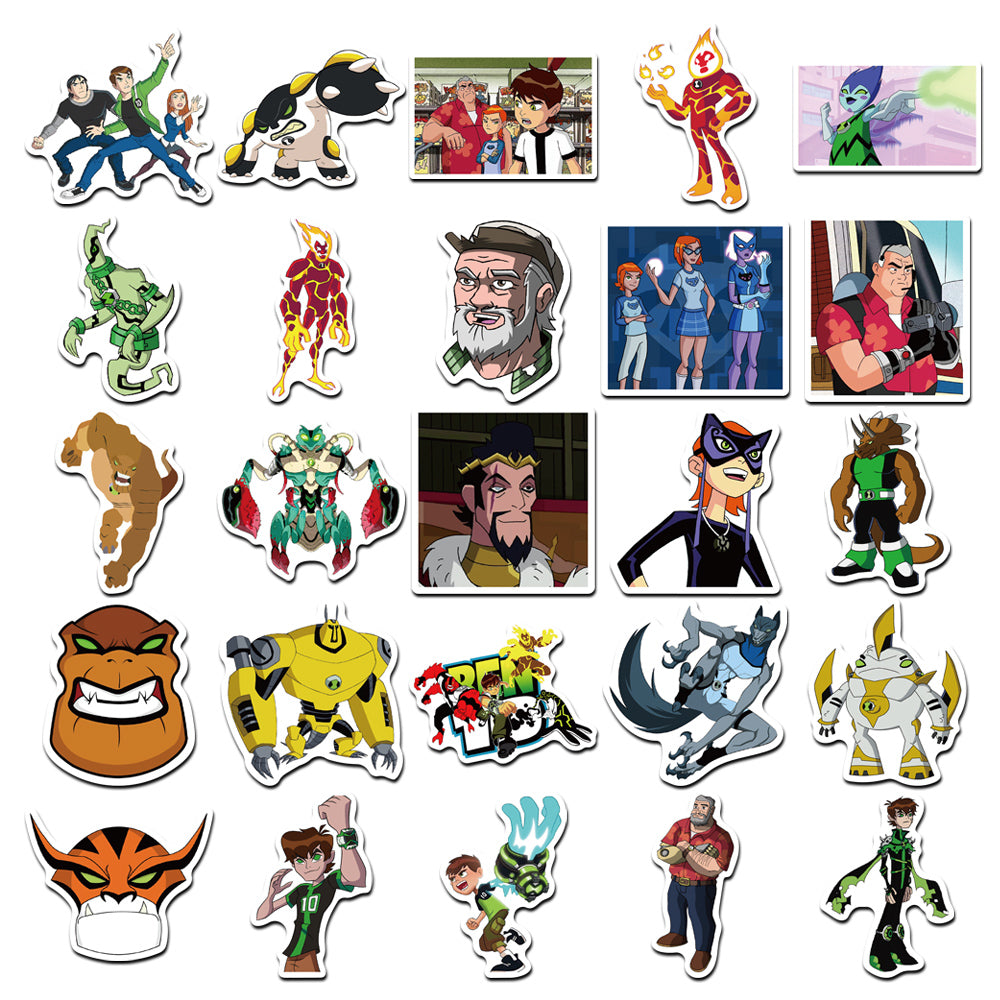 50pcs Ben 10 1 Stickers