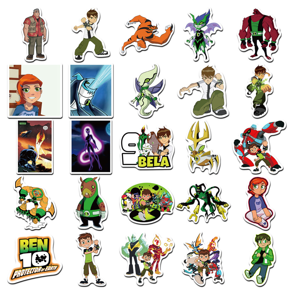 50pcs Ben 10 1 Stickers