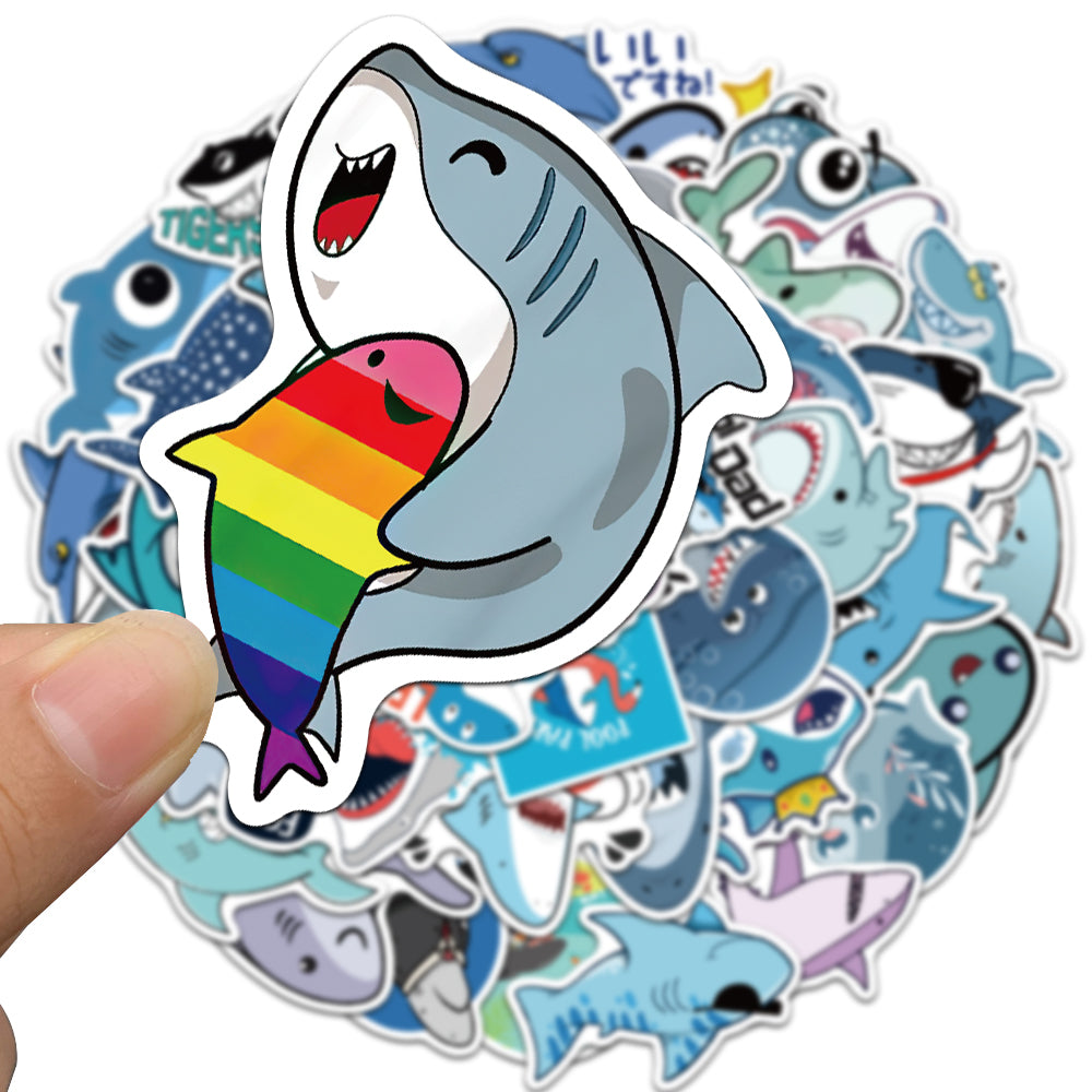 50pcs Shark 1 Stickers