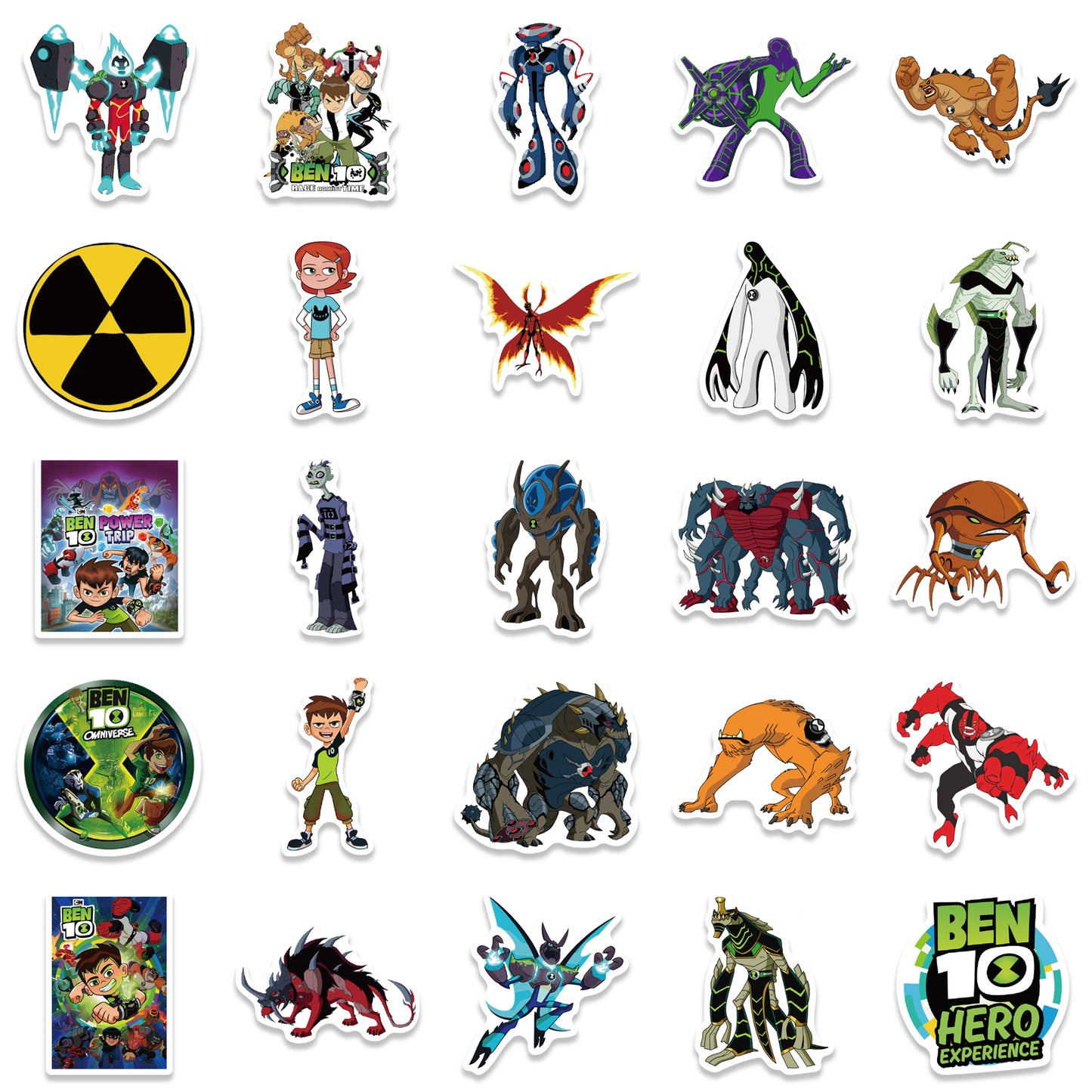 50pcs Ben 10 2 Stickers