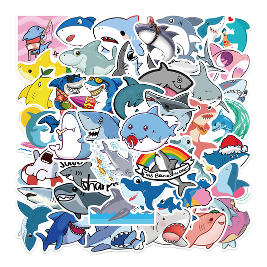 50pcs Shark 2 Stickers