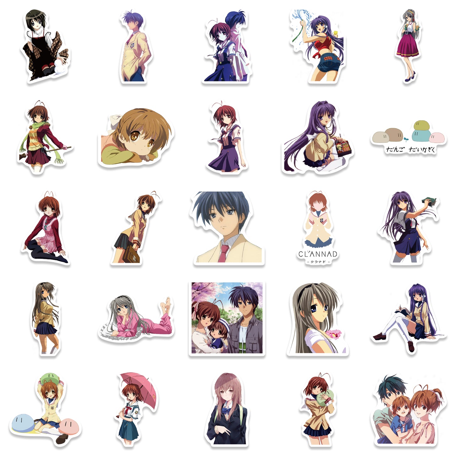 50pcs Clannad Stickers