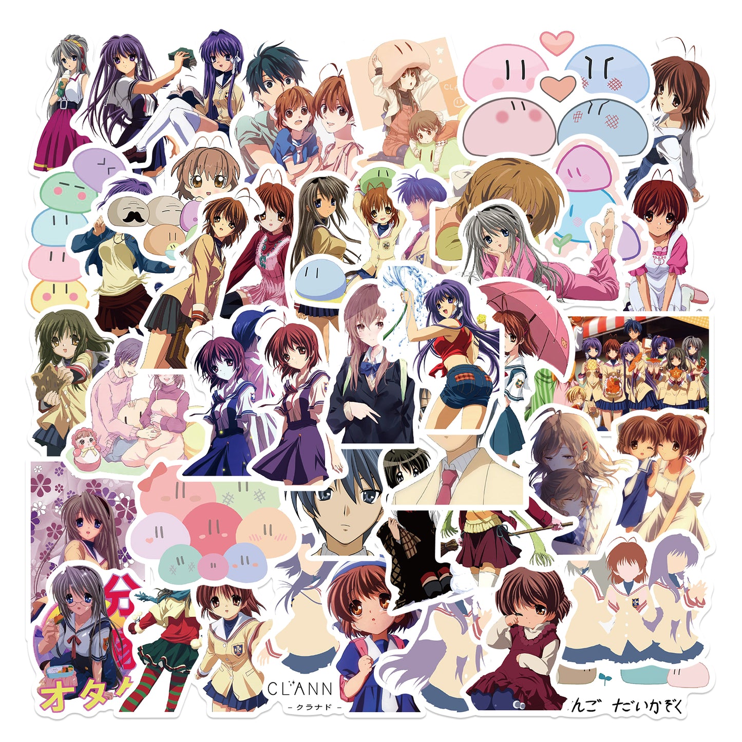 50pcs Clannad Stickers