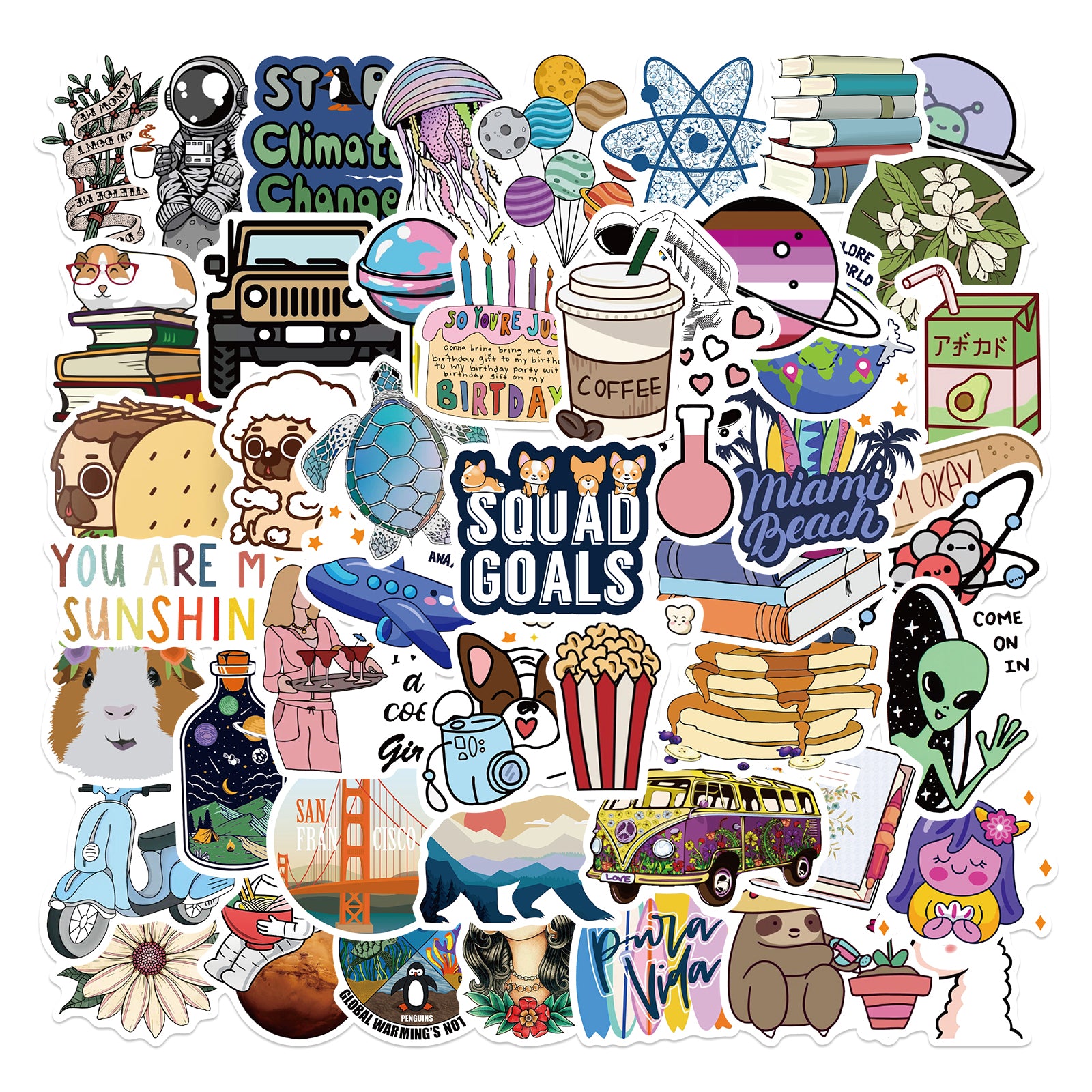 Searcher Sticker 50pcs INS New 4 Stickers – AU Sticker World