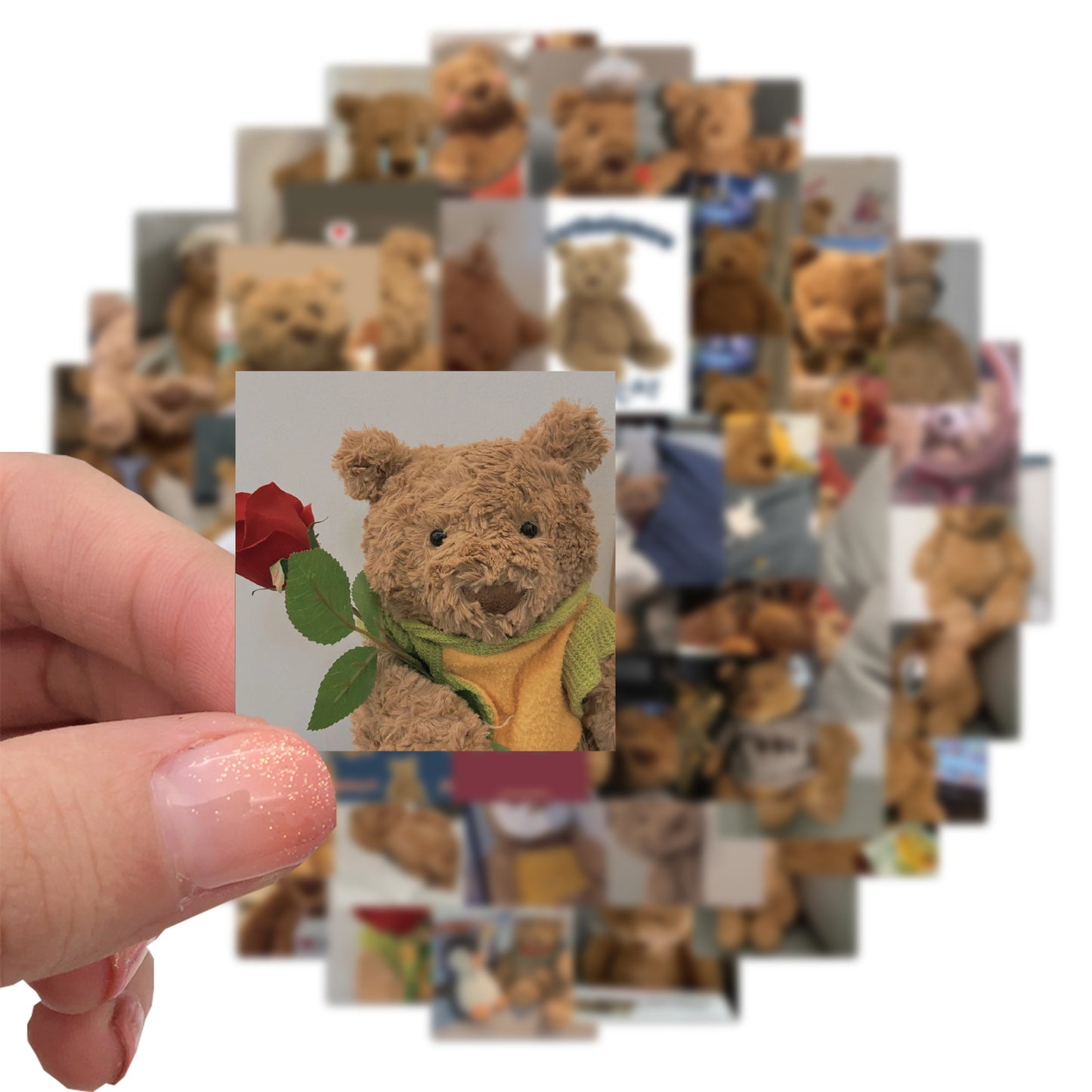 50pcs Bartholomew Bear Stickers