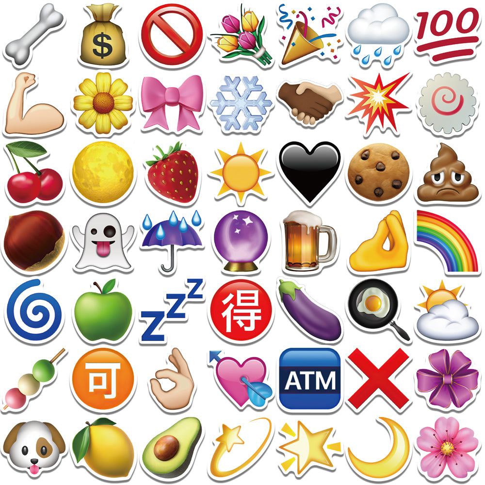 60pcs Phone Emoji Stickers