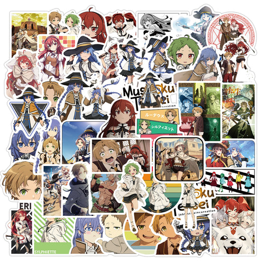 50pcs Mushoku Tensei Stickers