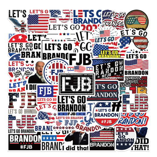 50pcs Let's Go Brandon Stickers
