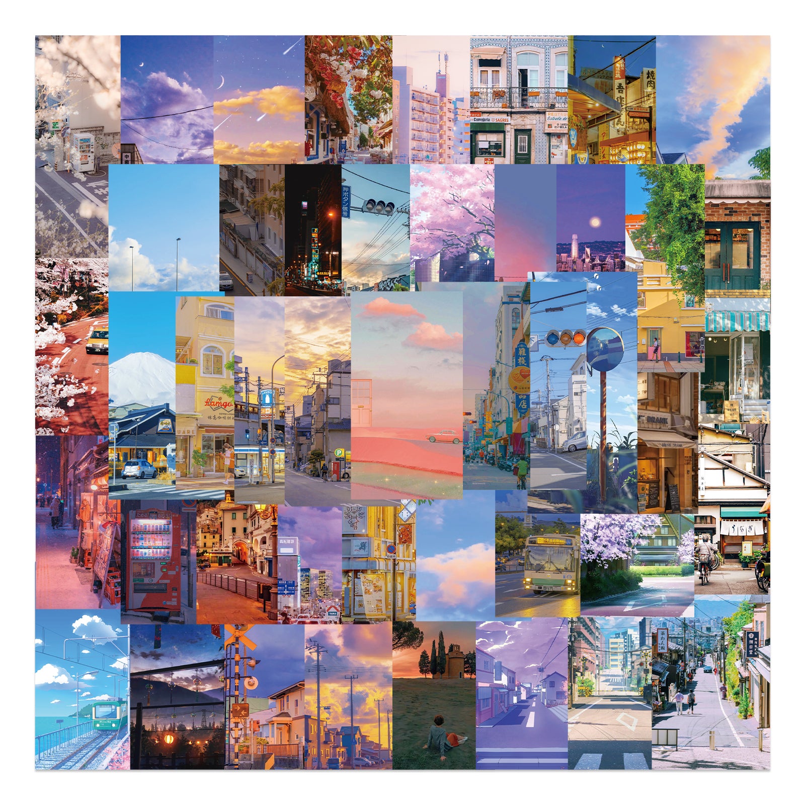 View Sticker 55pcs Street View Stickers – AU Sticker World