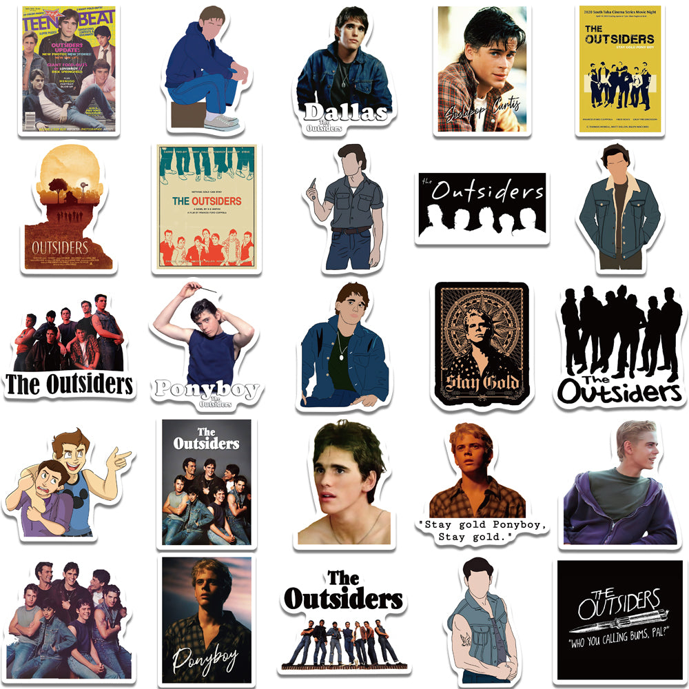 50pcs The Outsiders Stickers