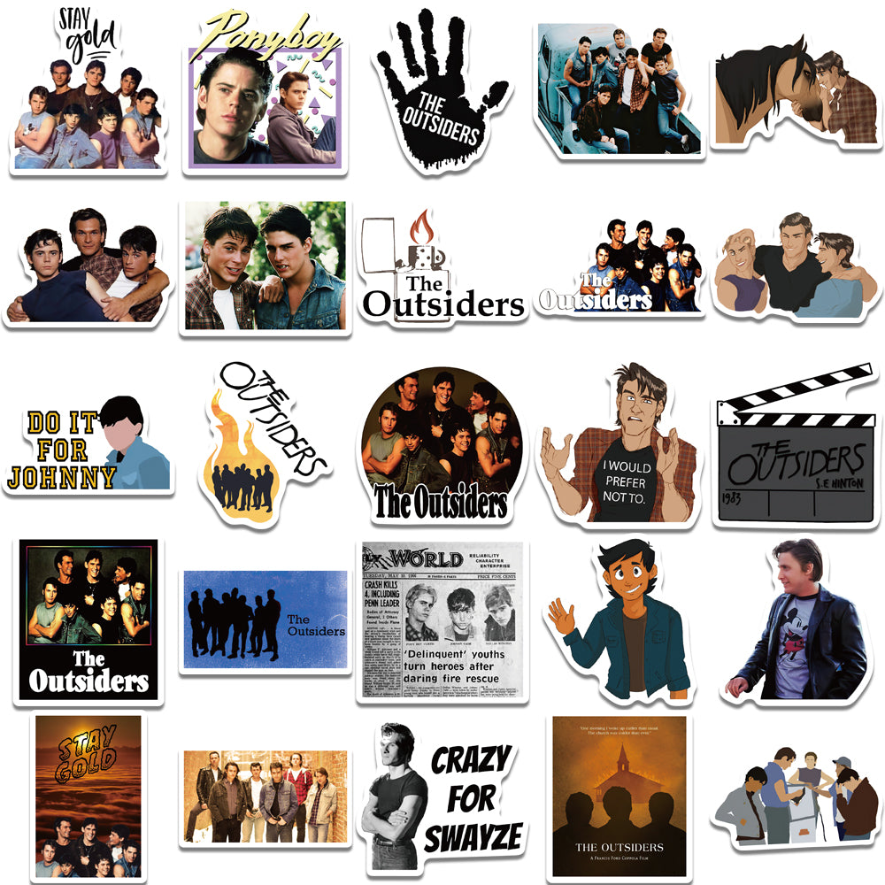 50pcs The Outsiders Stickers