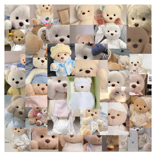 50pcs Teddy Tales Bear Stickers