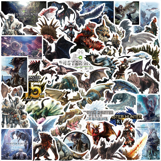 50pcs Monster Hunter 1 Stickers
