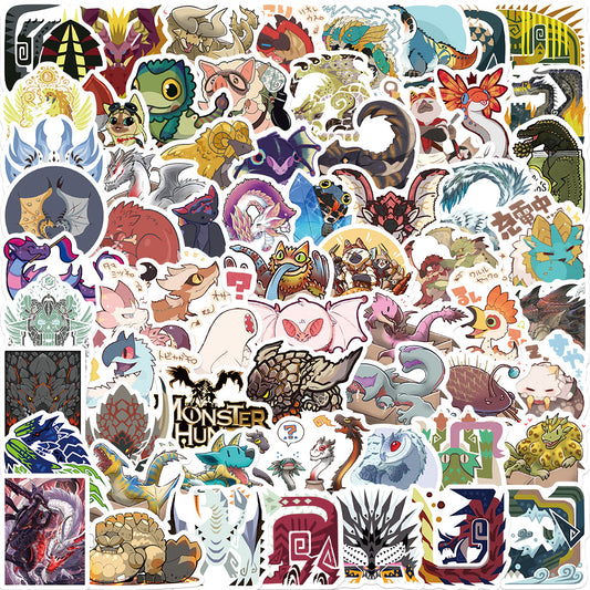 64pcs Monster Hunter 2 Stickers