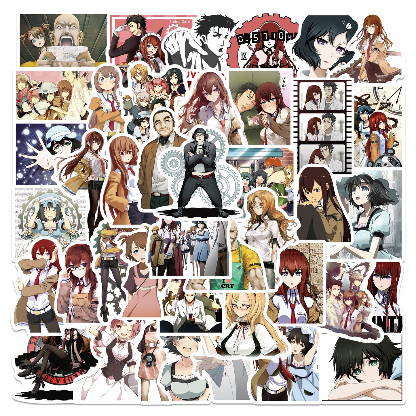 50pcs Steins Gate Stickers