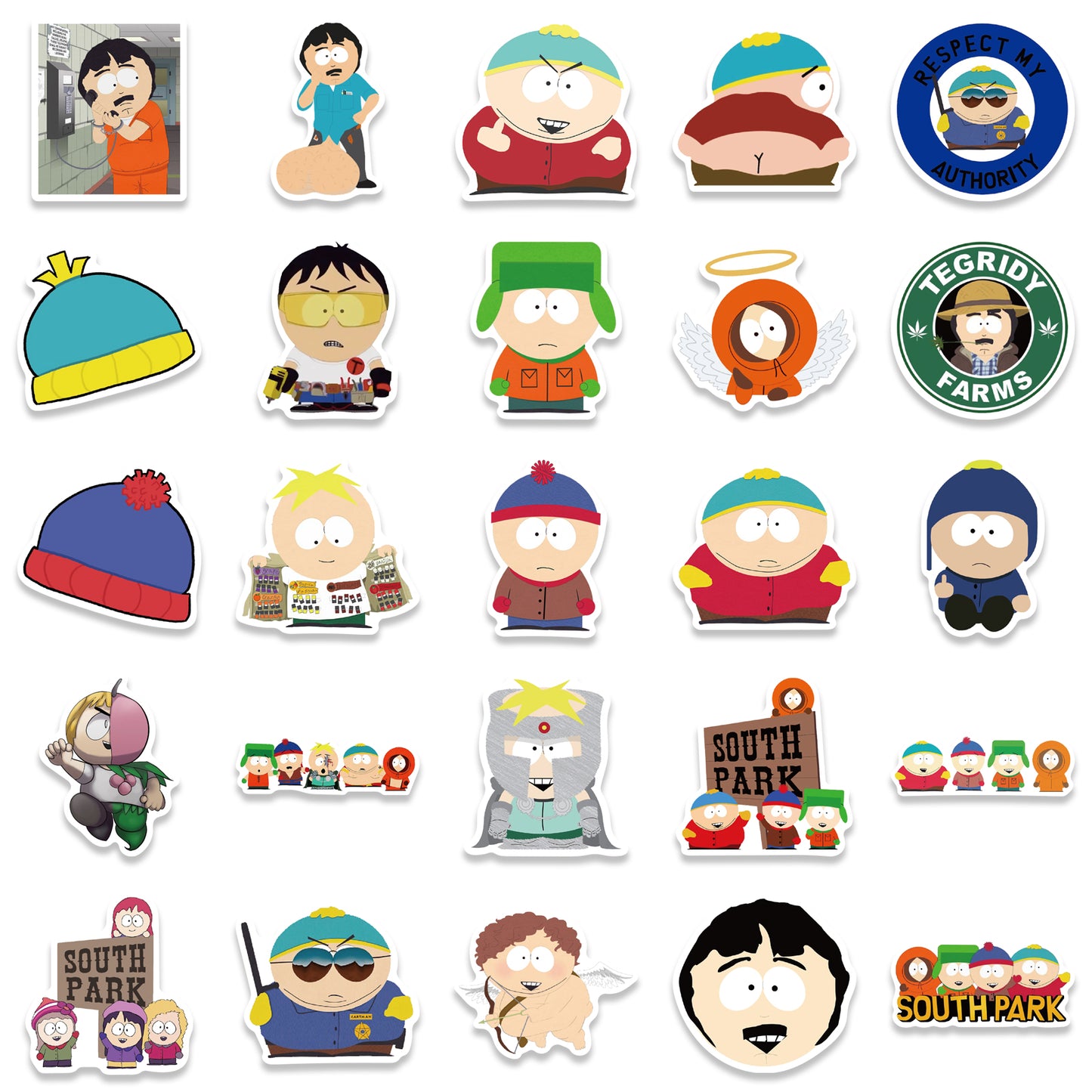 50pcs South Park Stickers