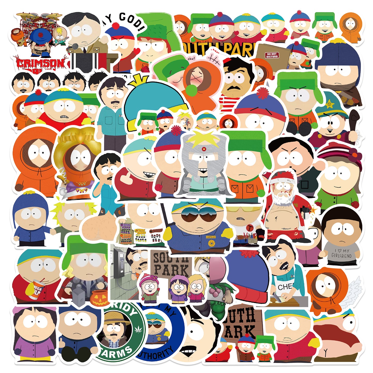 50pcs South Park Stickers