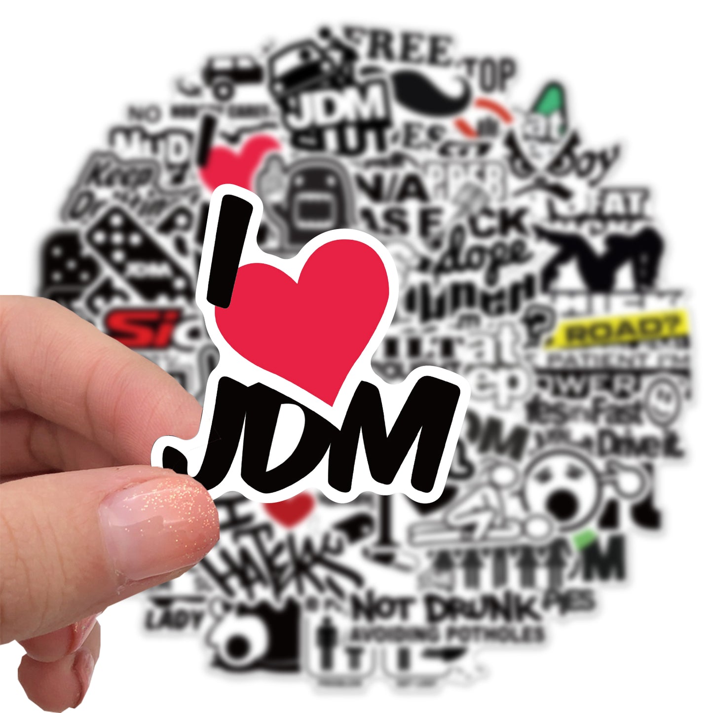 50pcs Funny JDM Stickers