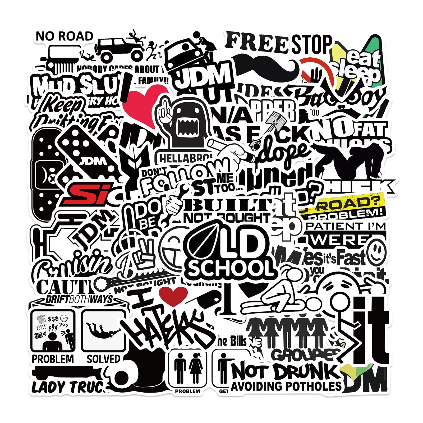 Fun Junction Sticker 50pcs Funny JDM Stickers – AU Sticker World