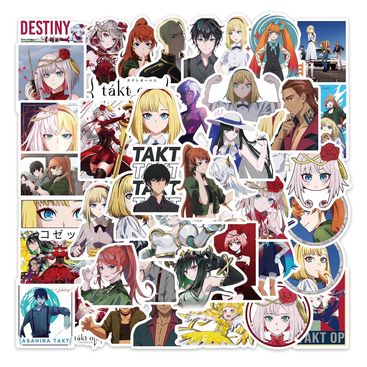 50pcs Takt Op. Destiny 1 Stickers