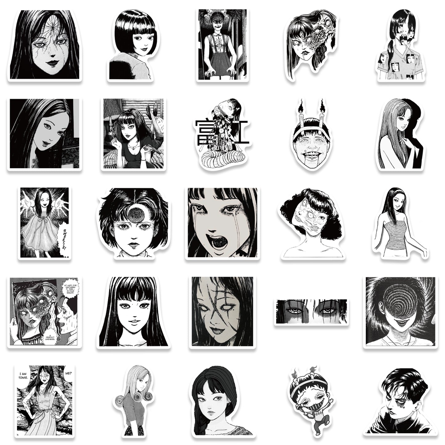 50pcs Tomie Stickers