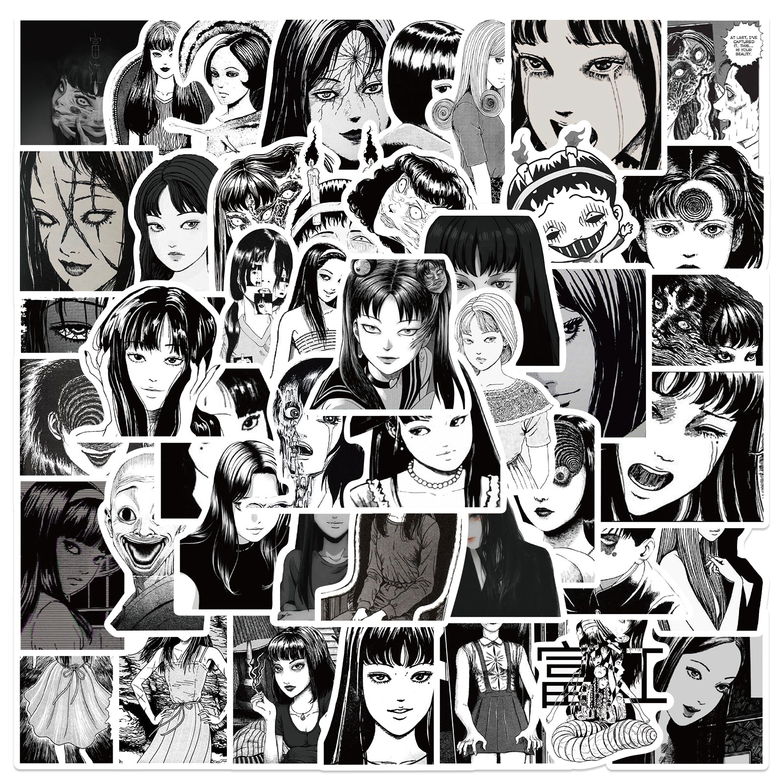 50pcs Tomie Stickers – AU Sticker World