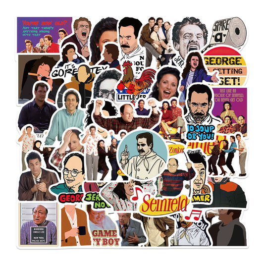 50pcs Seinfeld Stickers