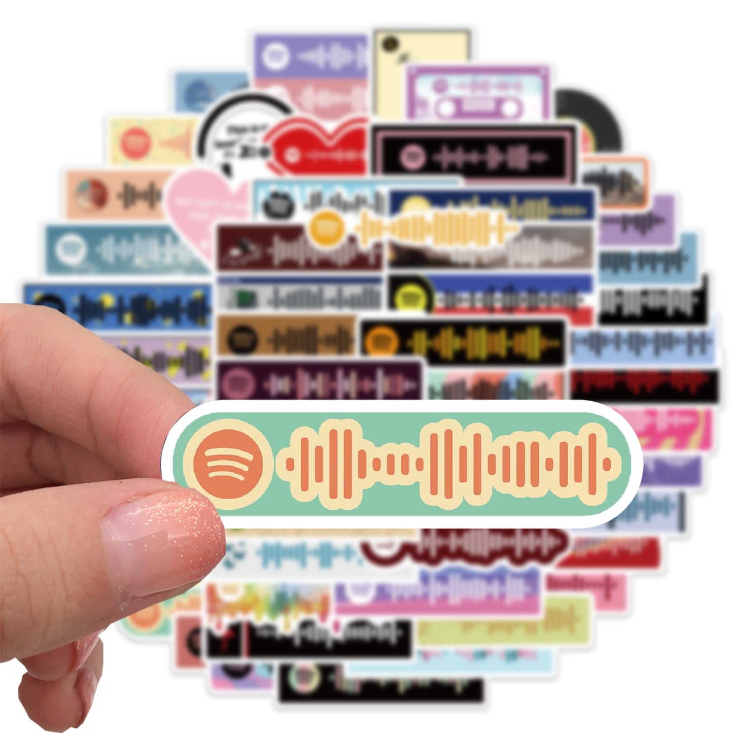 68pcs Music Visualiser Stickers