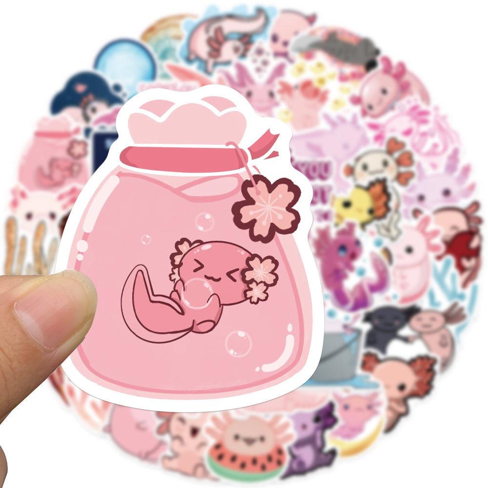 50pcs Axolotl 2 Stickers