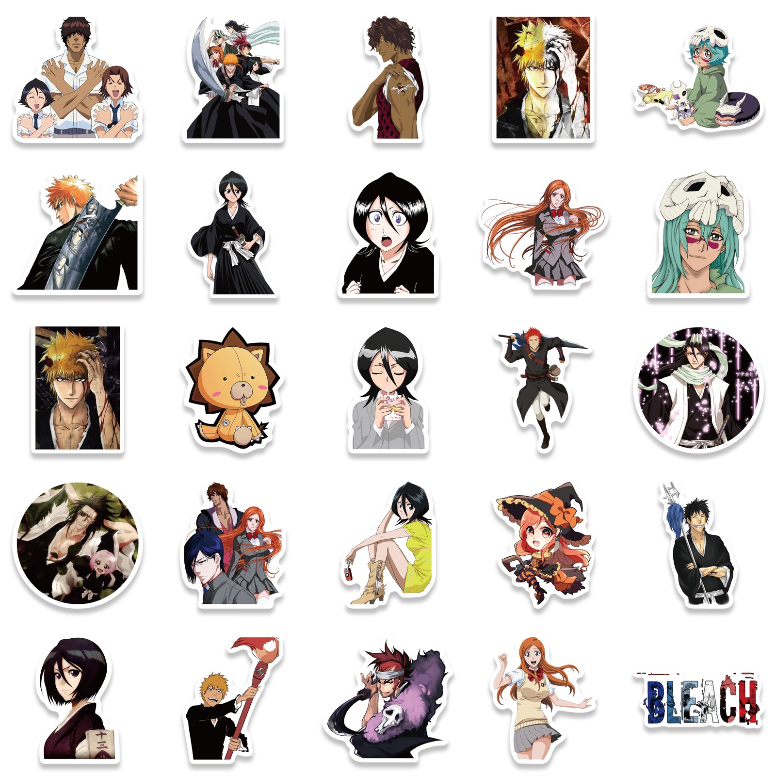 50pcs Bleach Stickers AU Sticker World 50pcs-bleach-stickers-au-sticker-world