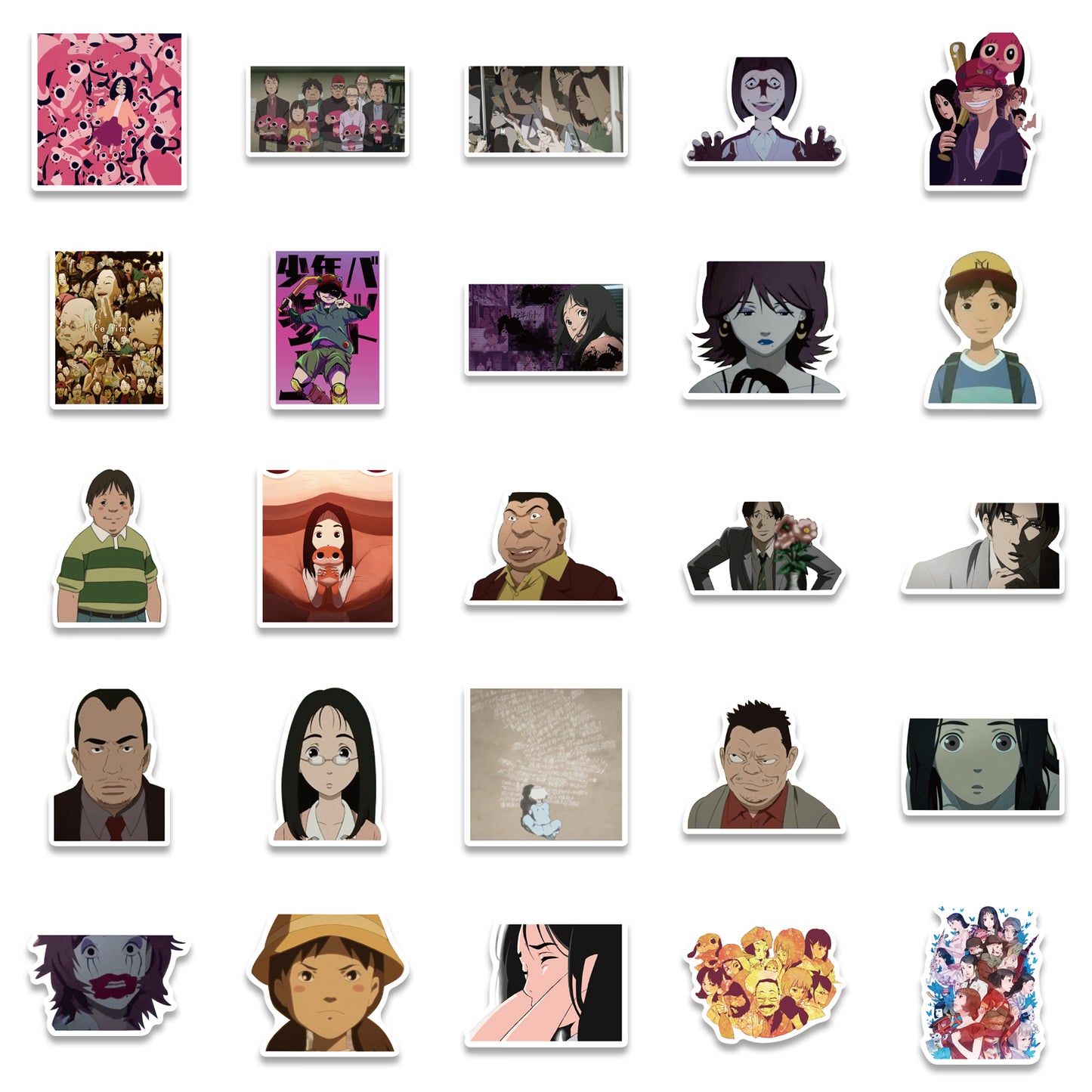 50pcs Paranoia Agent Stickers