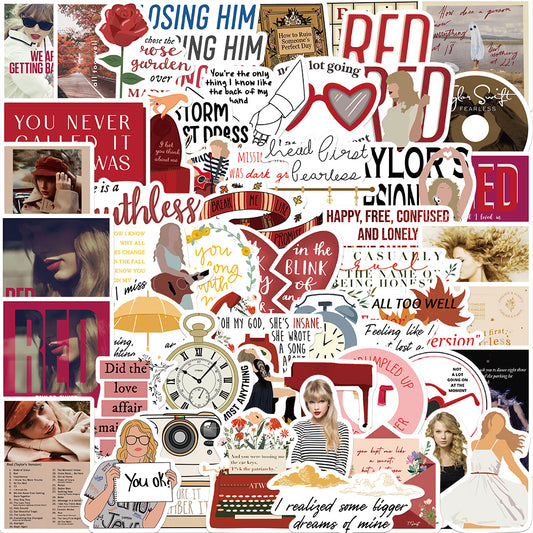 50pcs Taylor Swift 3 Stickers