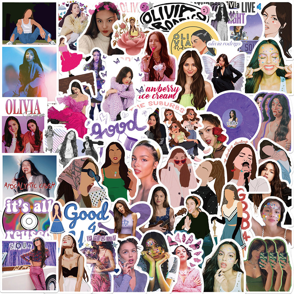 50pcs Olivia Rodrigo Stickers