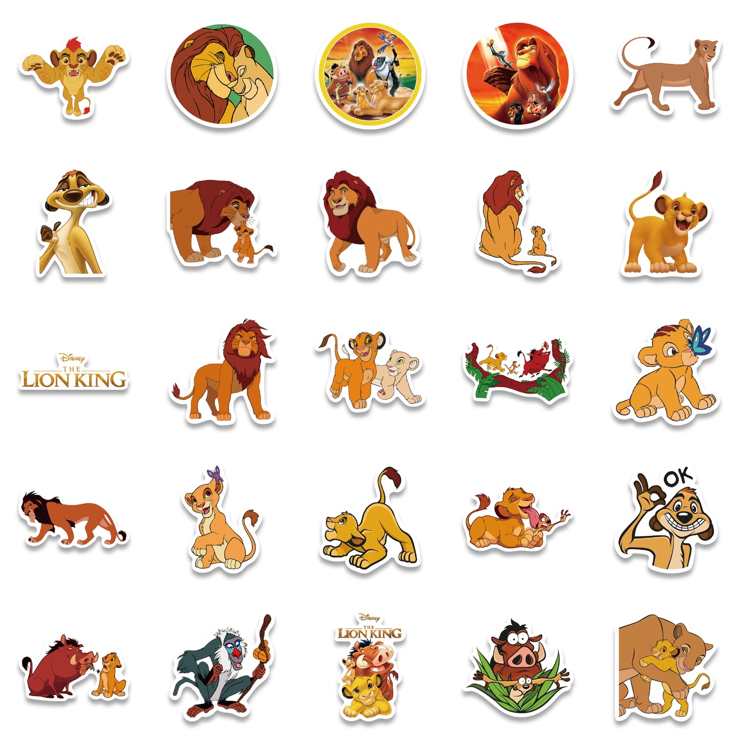 50pcs The Lion King Stickers