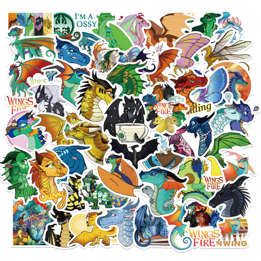 50pcs Wings of Fire Stickers